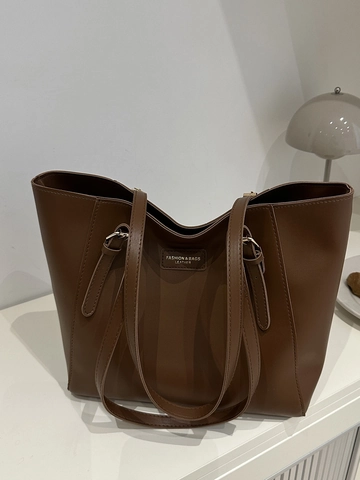 Borsa Tote Grande Capacità Pelle PU Chiusura A Cerniera Borsa A Tracolla Da Donna Stile Pendolare Casual