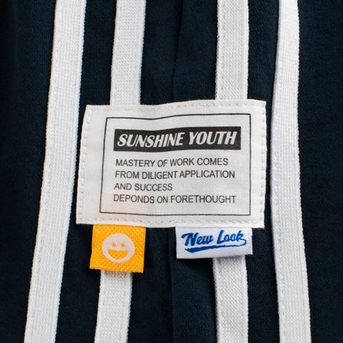 Kids 100% Cotton Sporty Shorts Korean Style Contrast Stripes Drawstring Casual Mid Pants For Boys Girls Teens Summer Wear