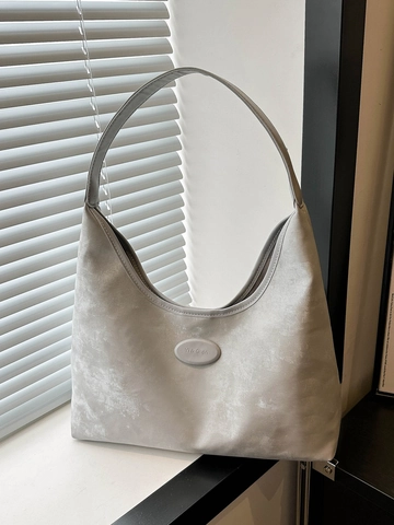 Dames Grote Capaciteit PU Leren Tote Schoudertas Minimalistisch Urban Hobo Tas Voor Dagelijks Woon-werkverkeer Kantoor Handtas