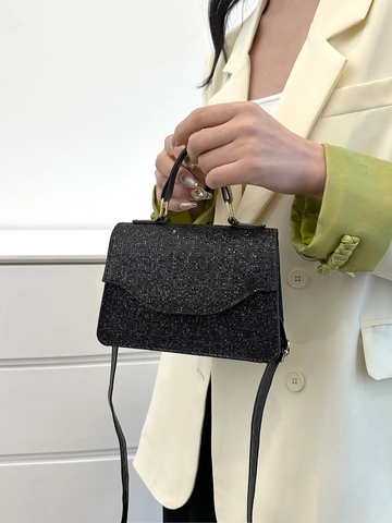 Damen Funkelnde Strass Handtasche Glitzer Abend Umhängetasche Für Party Hochzeit Klappe Magnetverschluss Griff Schick PU