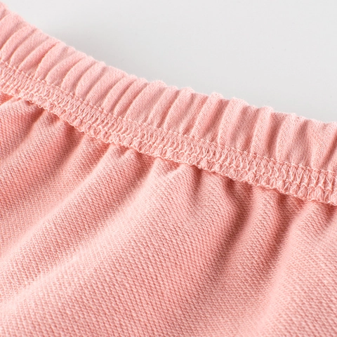 Extensor De Camisa De Algodón Para Niñas Cintura Elástica Abertura Lateral Mini Falda Accesorio De Capas Color Sólido