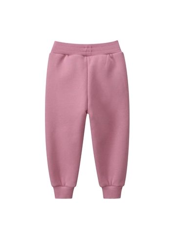 Παιδικό Παντελόνι Φόρμας με Επένδυση Fleece για Κορίτσια Κέντημα Αρκουδάκι Casual Αθλητικό Παντελόνι από Μείγμα Βαμβακιού Ζεστό Χειμερινό