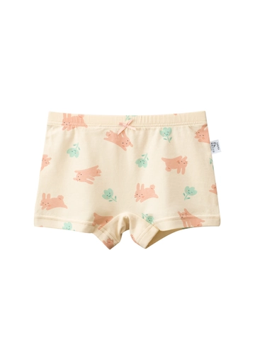Mädchen Baumwolle Boxer-Slips Süße Cartoon Tier Blumen Print Unterwäsche Elastischer Bund Atmungsaktiv Bequem Mehrfarbig Unterhosen Für Kinder