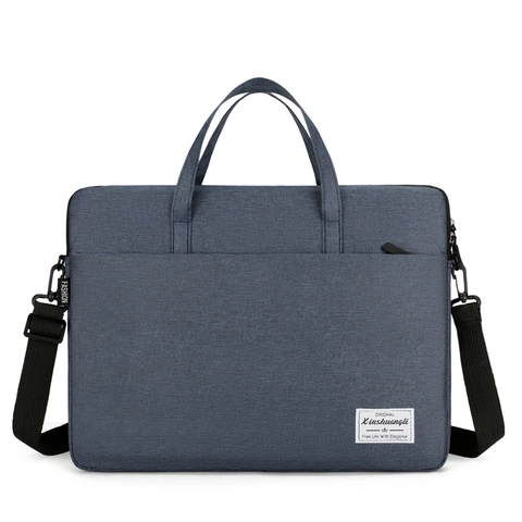 Borsa Professionale Per Laptop Tessuto Oxford Resistente All'acqua Valigetta Business Viaggi Ufficio Scomparti Multipli Tracolla
