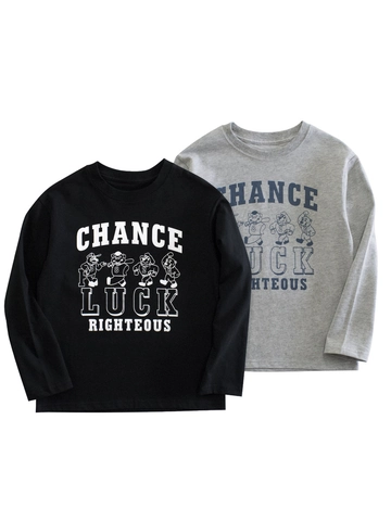 Kids Boys Girls Long Sleeve Cotton T-Shirt American Retro Cartoon Pig Letter Print Round Neck Casual Tops Spring Autumn