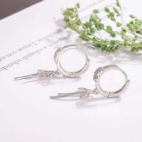 Hart Strik Hangende Oorbellen Koper Met Zirkonia Elegante Bengelen Sieraden Voor Vrouwen Bruiloft Dating