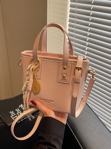 Bolso Bombonera Pequeño de Charol para Mujer a la Moda Bolso de Mano de PU Brillante Bolso Bandolera con Colgante para el Uso Diario