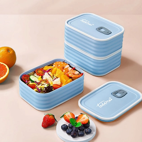 304 Edelstahl Brotdose Bento Box Auslaufsicher Tragbar Dichtung Deckel Mit Luftventil Für Schule Büro Picknick