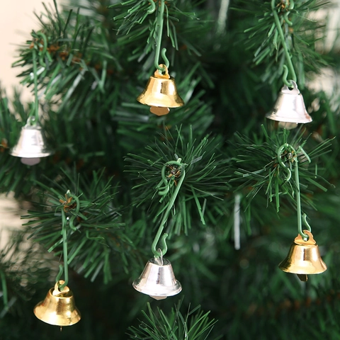 Campanelli Natalizi in Metallo Pendenti in Ferro Galvanizzato per Decorazione Albero di Natale Ghirlanda Accessori Regalo Fai da Te