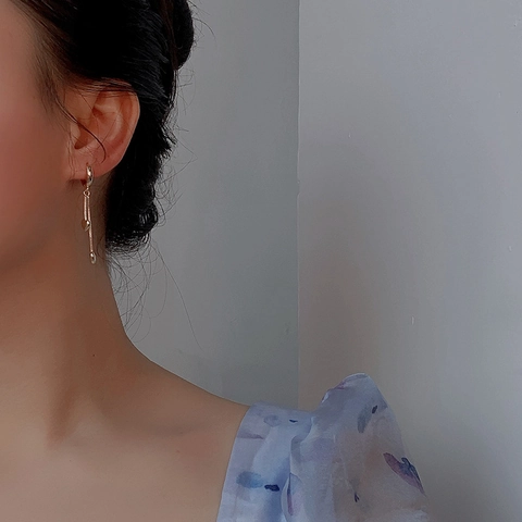 Herz Quasten Hängeohrringe Kupfer Schmuck Mit 925 Sterling Silber Ohrstecker Für Damen