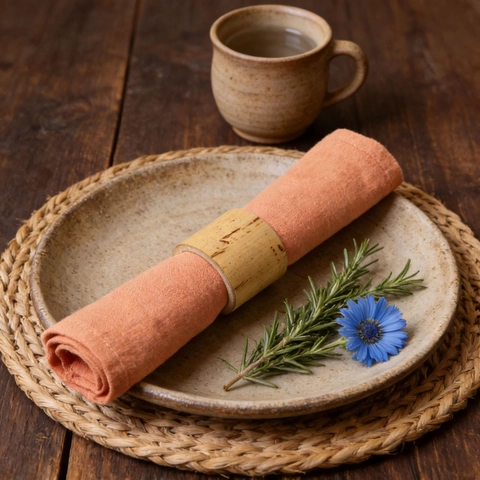 Natural Bamboo Napkin Rings Handmade Bamboo Joint Napkin Buckles For Wedding Hotel Dining Table Decor