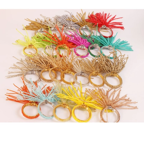 Rond De Serviette Perlé Fait Main Design Éclat Étoile Pour Mariage Dîner Fête Décoration De Table Élégante Boucle De Serviette