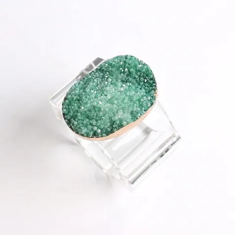 Servilleteros De Rodaja De Ágata Verde Con Base De Acrílico Para Mesa De Boda Decoración De Lujo Nórdico