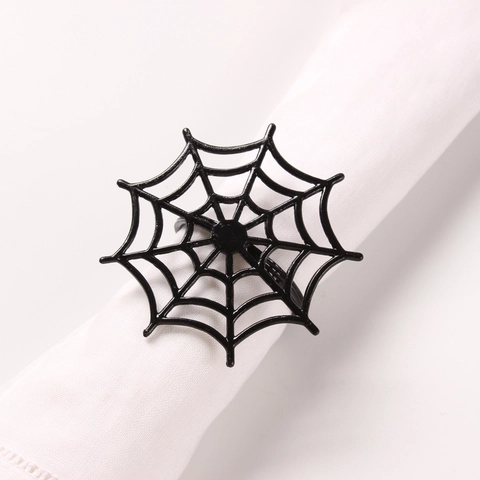 Halloween Servetringen Legering Metaal Spinnenweb Pompoen Esdoornblad Tafeldecoratie Feesten
