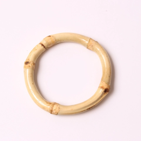 Napkin Rings Natural Bamboo Round Knot Design Rustic Table Decoration For Wedding Dinner Party Eco Friendly Handcrafted