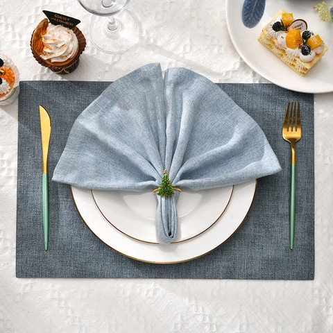 Rond De Serviette Arbre De Noël Alliage Zinc Émail Vert Strass Rouge Décoration Table Dîner Fête Cèdre Étoile