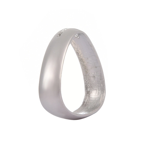 Napkin Rings Zinc Alloy Triangular Metal Napkin Buckle For Hotel Table Setting Creative Frosted Western Dining Decor
