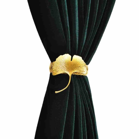 Metal Spring Curtain Tiebacks Ginkgo Leaf Maple Butterfly Starfish Rabbit Deer Head Dragonfly Decorative Curtain Clips Buckle