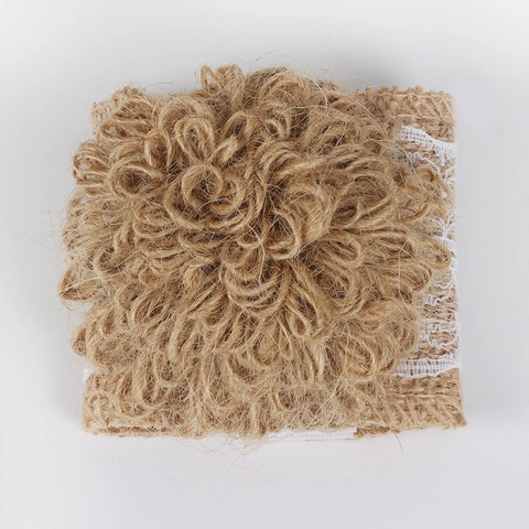 Handmade Burlap Jute Napkin Rings With White Lace Flower Rose Bowknot Design Rustic Wedding Party Table Decoration Buckle