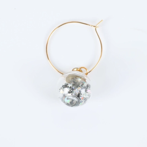 Star Sequin Wine Glass Charms Colorful Glass Ball Pendant Zinc Alloy Ring Markers For Party Dinner Table Decor