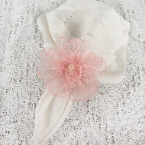 3D Organza Blumen Serviettenringe Elegante Netzgewebe Serviettenschnallen Für Hochzeit Bankett Valentinstag Tischdeko
