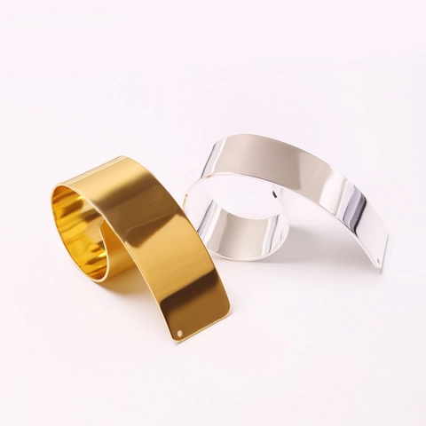 Spiral Shape Napkin Rings Zinc Alloy Electroplated Mirror Polished Metal Buckles For Dinner Wedding Hotel Table Decoration