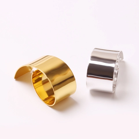 Spiral Shape Napkin Rings Zinc Alloy Electroplated Mirror Polished Metal Buckles For Dinner Wedding Hotel Table Decoration
