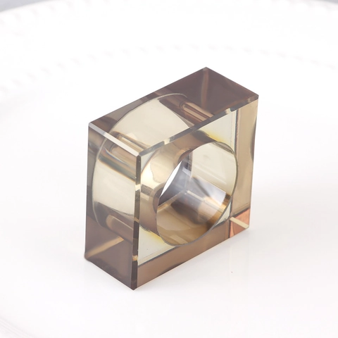 Modern Resin Metal Napkin Rings Christmas Deer Snowflake Tree Table Decoration For Hotel Wedding Banquet Party Supplies