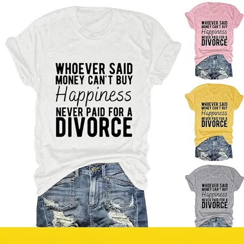 Women's Casual Cotton Blend Round Neck T-Shirt Slogan Graphic Print Short Sleeve Loose Fit Summer Daily Comfort Top