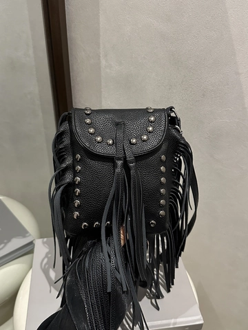 Borsa a Tracolla Vintage in Pelle PU con Nappine Retro Borchie Borsa Crossbody Borsa per Cellulare per Viaggi Quotidiani Donna Mini Bag