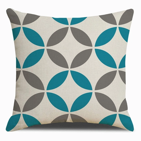 Dekorative Kissenbezüge Leinen Baumwolle Geometrische Nordischer Stil Quadratischer Kissenbezug Für Sofa Wohnzimmer Deko