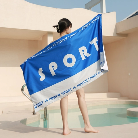 Large Quick Dry Microfiber Beach Towel Sand Free Absorbent Sport Bath Towel For Swimming Gym Outdoor Adults