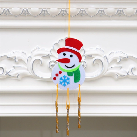 Scacciapensieri Natalizio Fai Da Te in Feltro Renna Pupazzo di Neve Orso Decorazione da Appendere per Casa Festa Regalo Bambini