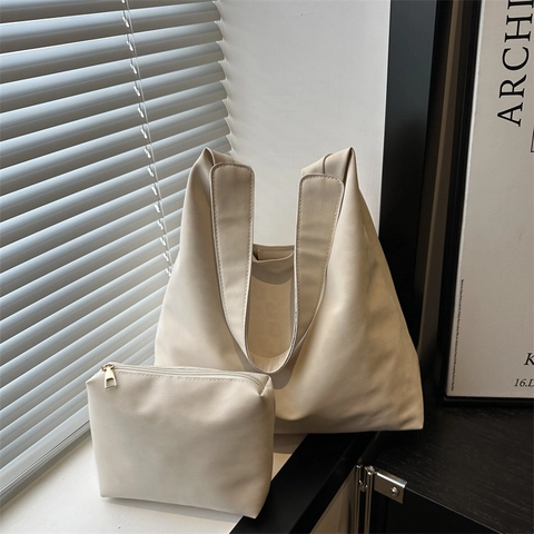 Vintage Λεοπάρ Σετ Τσάντα Tote Μεγάλη Χωρητικότητα Τσάντα Ώμου Με Μικρό Τσαντάκι για Γυναίκες Casual Handbag