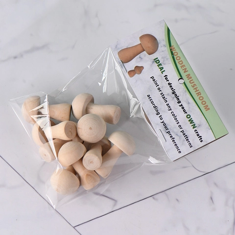 Juego de Setas de Madera DIY Manualidades de Madera Natural Sin Terminar Para Pintar Decoración del Hogar Juguetes Educativos Adornos de Madera