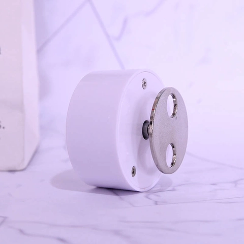 DIY Mechanisch Muziekdoos Uurwerk Roterend Opwindmechanisme Voor Knutselgeschenken Wit Plastic En Legering Bodemopwinding