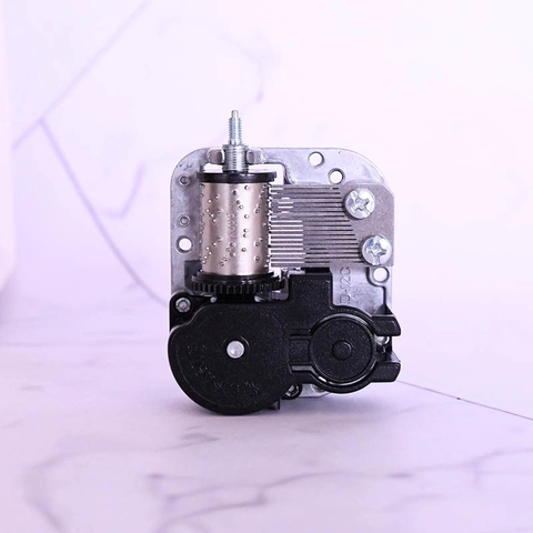 18-Ton Mechanisches Musikdose-Uhrwerk DIY Aufziehen Musikalische Uhrwerk-Mechanismus Teile Für Handwerk Deko Silber Schwarz Legierung