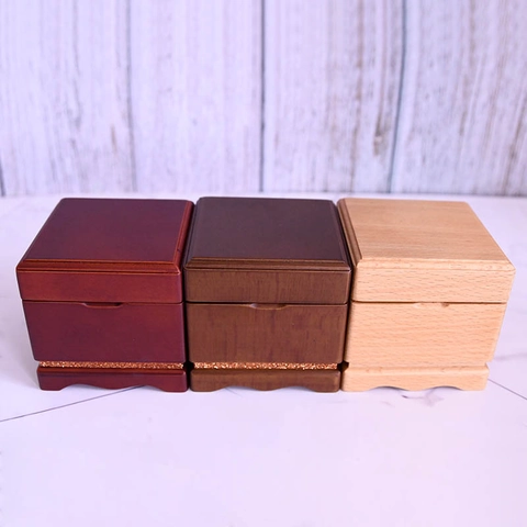 Vintage Wooden Ballerina Music Box With Mirror Rotating Girl Figurine Mechanical Wind Up Jewelry Storage Retro Decor