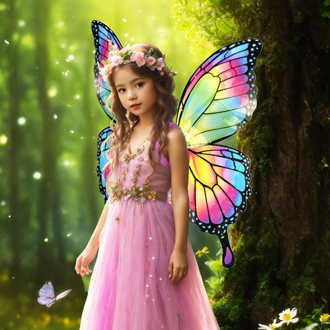 Elektrische Schmetterlingsflügel Mit LED Licht Musik Automatisches Flattern Kostüm Requisite Für Kinder Mädchen Cosplay Party Spielzeug