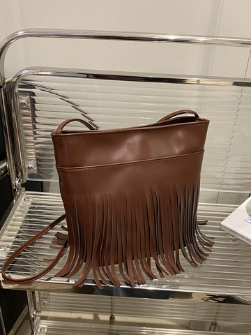 Borsa a Spalla con Nappa da Donna Trendy in Pelle PU Nappa Borsa a Tracolla Urbana Minimalista Bohemian Piccola Borsa Quadrata