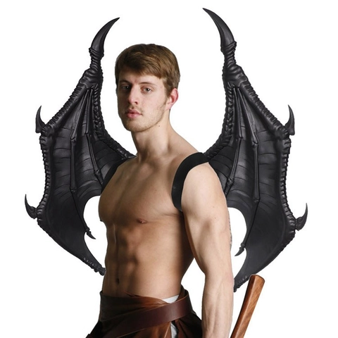 Alas De Dragón Y Cola Realistas Accesorios De Disfraces Espuma PU Halloween Cosplay Carnaval Escenario Actuación Para Adultos