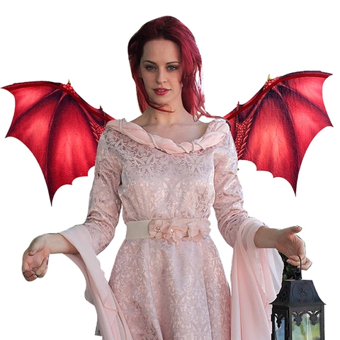 Realistic Dragon Wings Halloween Cosplay Accessory Non-Woven Fabric Devil Bat Wings For Carnival Theme Party Adult Unisex Costume Props