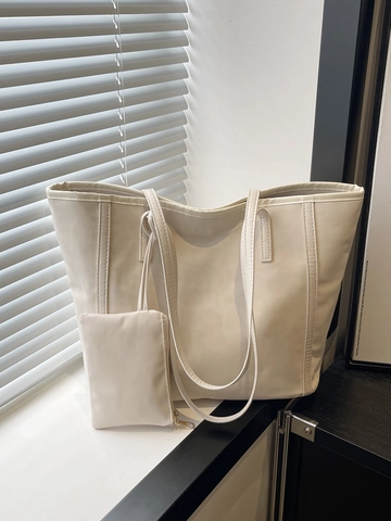 Leopardenmuster Große Kapazität Tragetasche PU Leder Damen Handtasche Mit Kleiner Tasche Pendler Umhängetasche Retro Stil