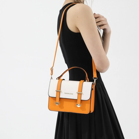 Moderna Borsa Quadrata Piccola da Donna in Pelle PU Design Semplice Borsa a Tracolla con Cinghia Regolabile per lo Shopping Quotidiano