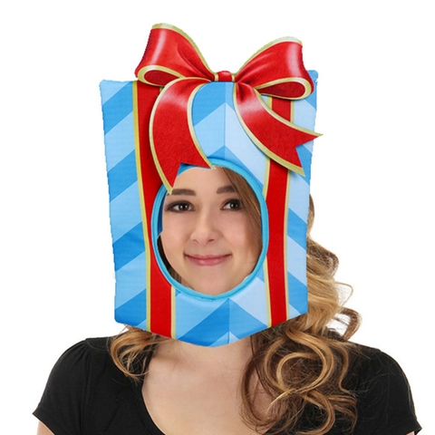 Lustiger Weihnachtsüberziehhut Vliesstoff Schaumstoff Plüsch Essen Form Party Cosplay Kostüm Kopfbedeckung Requisiten