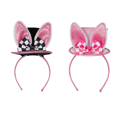 Ostern Hasenohren Haarreif Plüsch Glitzer Zylinder Wurfspiel Für Kinder Party Dekoration Requisiten Interaktive Haarschmuck