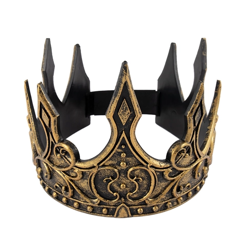 Mittelalterliche Königskrone Kopfschmuck Vintage Gotisch Antik Gold Silber PU Schaum Party Requisiten Für Halloween Cosplay Bühne