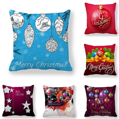Weihnachts Kissenbezug Pfirsichhaut Samt Deko Kissenhülle Quadratisch Festlich Urlaub Zuhause Deko Xmas Ornament