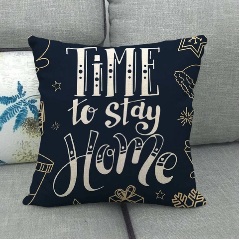 Fundas De Cojín De Navidad Lino Cuadradas Fundas De Almohada Decorativas Para Sofá Decoración Hogar Tema Invierno