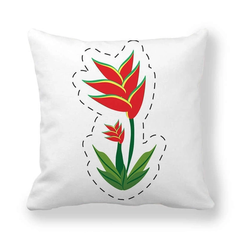 Funda de Almohada Decorativa con Estampado Botánico Floral Moderno Poliéster Piel de Melocotón Funda de Cojín Cuadrada Hogar